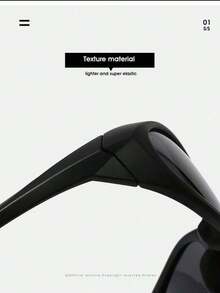 Unisex Outdoor Sports Elliptical Casual Travel Cycling Retro Polarized Eyeglasses, Hip Hop Style - Multicolor - View 6