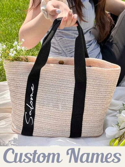 Bolsas de paja personalizadas para la playa, bolsa de tote para despedida de soltera, bolsa de bufanda personalizada, bolsas para fiesta de novia, regalos de boda, propuesta a dama de honor, bolsa de arpillera, regalos para damas de honor, propuesta a dama de honor, regalos personalizados para mujeres, regalo para fiesta de novia, etiqueta de bolsa de arpillera, bolsas de tote para la playa, bolsa de yute personalizada, bolsa de gelatina para la playa, regalo de boda, regalos de luna de miel, bolsa de tote de paja, fiesta de despedida de soltera, bolsas de tote para damas de honor