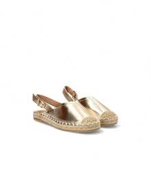 Buonarotti Women Flat Sandals - Gold - View 2
