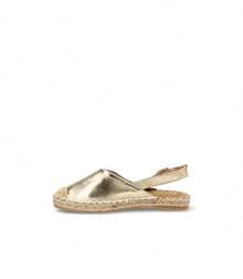 Buonarotti Women Flat Sandals - Gold - View 3