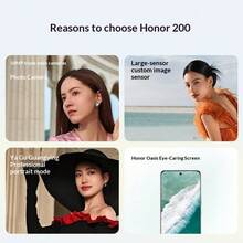 Honor 200 Versiune Deblocată | Memorie Masivă de 16+512 GB | Încărcare Super Rapidă de 100 W | Baterie de 5200 mAh la Lacul Qinghai pentru Rezistență Îndelungată | Cameră Triplă de 50 MP cu Mod Portret | Performanță de Top | 5G Deblocat | Încărcare Super Rapidă și Durată Îndelungată de Viață a Bateriei | Ecran Oasis cu Protecție a Ochelarilor | Încărcare Ultra-Rapidă de 100 W | Telefon Top Endurance Photography | Expert în Portret cu Triplă Cameră | Design Elegant, Alb-Lună | Experiență Inteligentă de Joc - Multicolor - Vizualizare 7