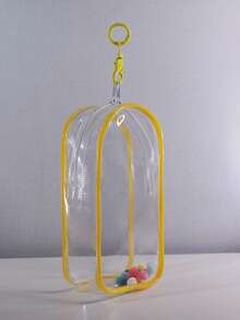 1pc Transparent Display Bag For Labubu, Single Piece 1 Transparent Display Bag, Suitable For Labubu, Square Blind Box Hanging Bag, With Waterproof And Dust-Proof Multi-Functional Characteristics, Very Suitable For Storing Dolls And Small Accessories - Multicolor - View 11