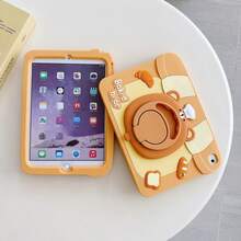 Children's Tablet PC Case 360 Degree Rotating Stand Silicone Tablet Cover, Teddy Bear Bread House Series, Fits Models: Mini12345 Universal/Mini67 Universal/IPad5 IPad6 Universal - Little Bear Bakery - View 6