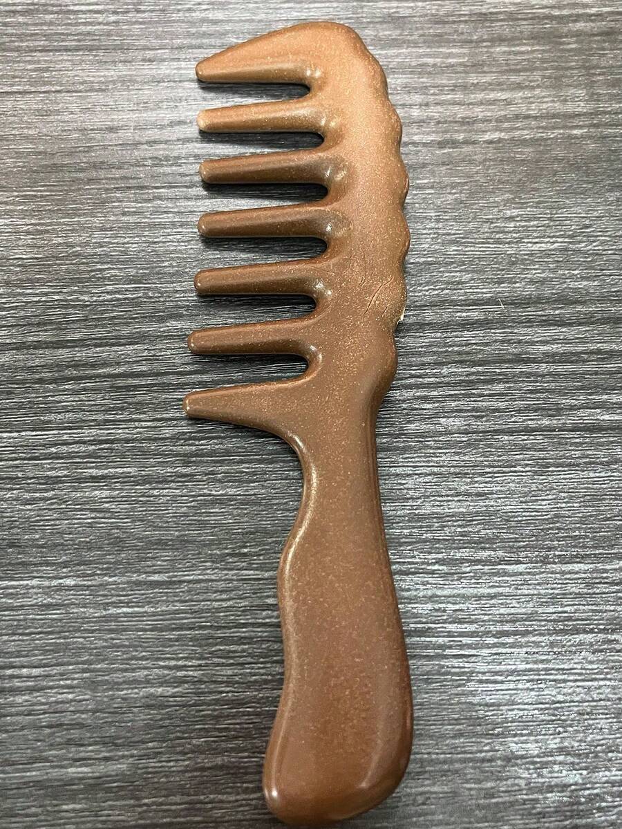 加厚宽齿按摩梳 女士长发卷发按摩梳 粗齿宽齿梳 - 彩色 - 查看 1