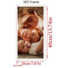 1pc Customized Large Canvas Poster, Can Be Self-Framed Or Frameless, Photo Printed On Canvas As Creative Gift, Wall Decor, Canvas Art, Canvas Printing, Canvas Poster, Canvas Wall Decor, Poster Printing. Perfect Gift For Girlfriend/Boyfriend, Family, Son, Daughter, Student, Pet And Home. Suitable For Birthday, Wedding, Graduation Season, Easter Decoration - White - View 11