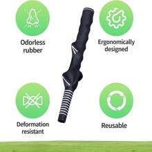 Right-Hand Golf Training Grip Golf Club Grip Teaching Right-Handed Practice Aid RH Practice Aid Golf Swing Trainer Accessories - màu đen - Xem 3