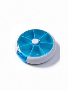 7-Grid Pill Box With Clear Labels For Men Women Portable Travel Medicine Box Outdoor Home Vacation Beach Cruise Travel Essential Accessories - Multicolor - View 15