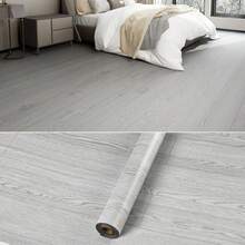 1 Roll 15.74x118.11 Inch Thick PVC Vintage Wood Grain Flooring Sticker, Self-Adhesive Coated, Easy To Remove And Replace, Easy To Clean, Suitable For Indoor Kitchen, Bedroom, Bathroom, Dining Room, Living Room, Countertop - C - View 17