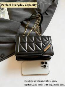 New Stylish Simple Plaid Patchwork Handbag Tote Shoulder Crossbody Bag For Women,Fall Winter Crossbody Bag Small Vintage Plaid Pattern Purse With Top Handle & Adjustable Strap, Mini Phone Bag For Essentials, Black And Brown Tartan Handbag,[US Local Warehouse] Secret Santa Gifts For Women,Travel Essentials,School Supplies,The Best Gift Choice, Birthday Gift, Valentine's Day - 彩色 - 查看 5