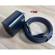 20W PD USB-C 墙式充电器，配备 6.6 英尺/3.3 英尺 USB-C 转 Type-C 数据线，兼容 17/16/15/Pro/Pro Max、Galaxy S25/S24/S23/S22/S21/S20/Ultra/Note 20/10，支持 20W PD 快充，粉色 - 美規A型插(110-127V) - 查看 14