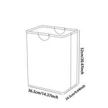 1pc Butterfly Pattern Printed Open-Top Storage Box, Foldable Storage Laundry Basket Bag With Wooden Handle, Home Bathroom Collapsible Dirty Clothes Hamper - Multicolor - View 7