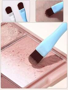 5pcs/1pc Soft Bristle Adjustable Length Eyeshadow Makeup Brush, Suitable For Concealing, Blending Eyeshadow, Precise Eyeliner, And Detailed Eye Makeup - Multicolor - View 4