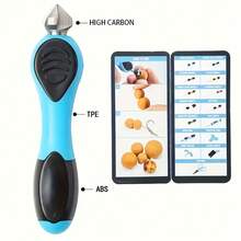 1pc TPR Carp Fishing Hook Bait Punch Tool - Stainless Steel Barbed Needle Bait Tool - C - View 3