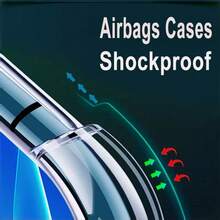 1pc Transparent Airbag Shockproof Phone Case, Compatible With C67 4G, C63, C51, C25, 11, Y76, Y50, Y35, Y01 And More Phone Models, Phone Protective Cover, Phone Protective Shell, Phone Outer Case, Shockproof Phone Case - Clear - View 6