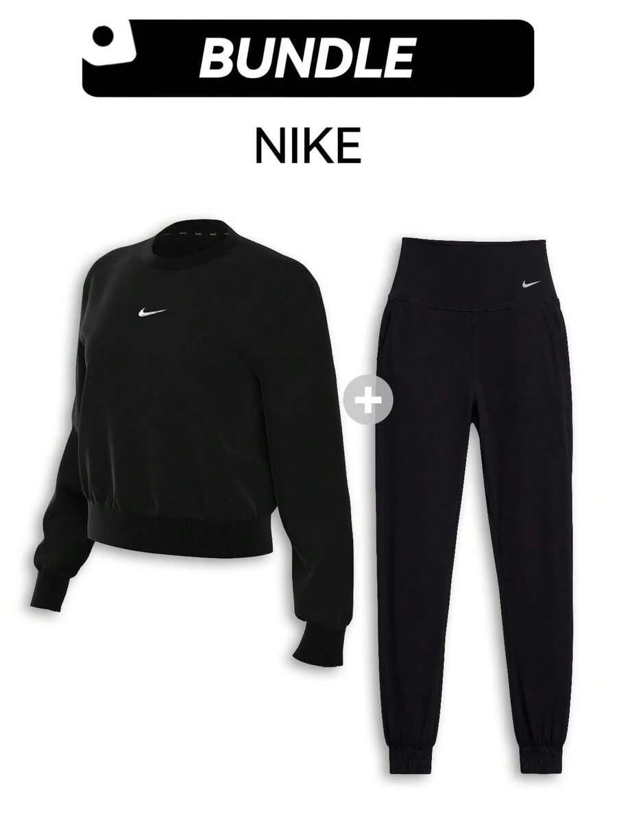 Nike Women Outerwear & Jogger Pants & Baseball Cap Casual Lightweight Breathable Quick Dry Outdoor School Daily For Women Black Navy - màu đen - Xem 1