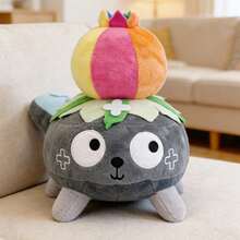 Dandy's World Plush Holiday Stuffed Figure Pillow - Christmas, Halloween, Easter Gift For Video Game Fans, Room Decor With Bonus Sticker Set | Soft Plush Toy, Stuffed Animal, Cuddly Collectible - 米色 - 查看 9