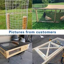 1 Roll Of Rodent Proof Mesh, 10Cm X 5M, Rodent Proof Galvanized Metal Mesh - Wire Mesh To Block Rats, Squirrels, Birds, For Vent Covers, Garden, Home Metal Mesh Welded Mesh Roll With 10 Cable Tie - A - View 6