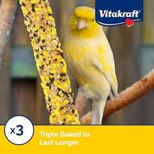 Vitakraft Crunch Sticks Parakeet Treats Egg And Honey Flavor 2 Pack - Long Lasting Seed Stick With Natural Wood Center Clip Holder And Nutritious Ingredients For Happy Engaged Birds - / - Xem 4