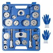 22Pcs Brake Caliper Rewind Tool Kit Universal Disc Brake Piston Wind Back Tool Set For Cars Trucks & SUVs Heavy-Duty Caliper Compression Tool For Front & Rear Brake Pad Replacement - 22Pcs - View 9