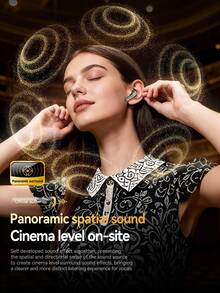 Acer OHR644 In-Ear Wireless Headphones, 4 Mic ANC Active Noise Cancellation, Panoramic Sound, Soft Silicone Earbuds, Comfortable Fit, Long Battery Life, Suitable For Sports & Running, Compatible With Smartphones & Tablets - one-size - View 11