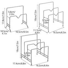 多层不锈钢锅盖架厨房收纳整理架 - 彩色 - 查看 6