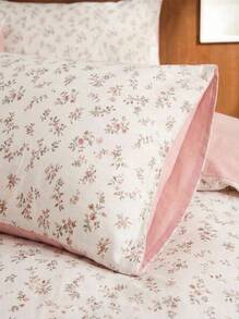 Joivida 1pc Multicolor Floral Pattern Polyester Duvet Cover, Fresh Style, Rama Cozy Bedroom,Cozy Home, Bedroom Supplies, Housewarming Gift, Back To School Use, Dorm Essentials, Breezy Spring/Summer Textile - Multicolor - View 6