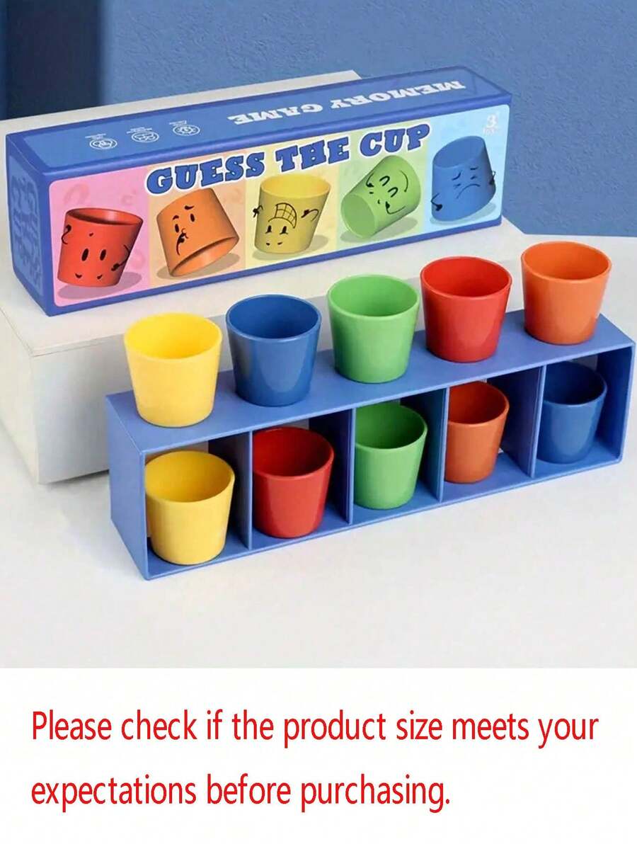 A Party Cup Guessing Game Set, A Cup Sorting Challenge, A Fun Two-Player Blind Guessing Game, Memory And Logic Training, Colorful Color Recognition, Suitable For Halloween, Christmas, Thanksgiving Parties, Birthdays And Holiday Gifts.
