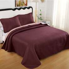 Double-Sided Bedspread Set, 3 Pieces, Assorted Colors. - DOBLE FILO - Ver 1