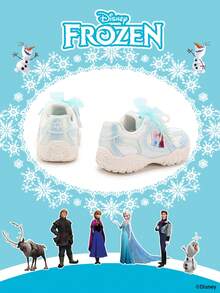Disney 1双儿童授权合作款运动鞋，包括公主、安娜公主和阿伦黛尔公主运动鞋，适合日常、假日运动和户外穿着。舒适、防滑、耐用且透气的鞋底。 - 淺藍色 - 查看 3
