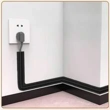 1 Roll 3 Meters X 5.5cm Self-Adhesive Floor Cable Protector, PVC Cable Concealer Raceway, Suitable For Floors, Walls, Desktops To Conceal And Protect Network Cables, Wear-Resistant Cable Management - Multicolor - View 7