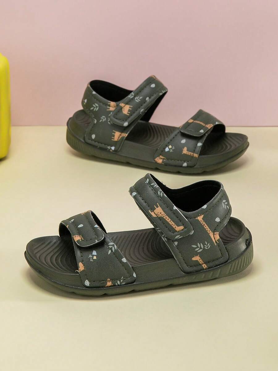 Dép xăng đan hoạt hình dễ thương, thoải mái, thời trang, nhẹ, thoáng khí cho bé trai sơ sinh/trẻ nhỏ, thích hợp cho mùa hè.