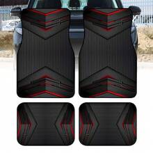 4PCS Cool Printed Car Floor Mats - Durable Polyester Floor Liners,  And Practical, Ideal Gift Choice, Long-Lasting, Suitable For Trucks, Sedans, SUVs, And Other Vehicles - 4 cái - Xem 9