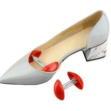 2pcs Universal Shoe Expander, Mini Heel Supports For Women & Men. Anti-Crease Keepers To Prevent Flattening, Adjustable Width & Height. Fits High Heels, Canvas Shoes, High-Tops & Dress Shoes. Essential Shoe Form Inserts For Storage, Display & Shaping - Multicolor - View 5