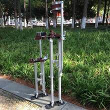 Adjustable Leg Supports for Wooden Frames, 4-Piece Drywall Panel Straps Set with Adjustable Waist Bands, Construction Foot Fixat - A - Ver 4