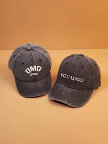 1pc Custom-Designed Children's Caps With Embroidered Text, Personalized Baseball Caps, Retro Baseball Caps, And Hats With Custom Logos; Perfect Gifts For Children's Outings. - Multicolor - View 4
