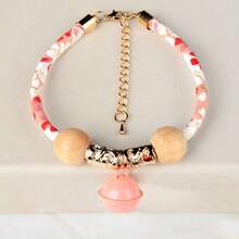 1 pieza Collar ajustable para mascotas con campana, collar para mascotas no apretado adecuado para gatos y perros pequeños - Multicolor - Ver 8