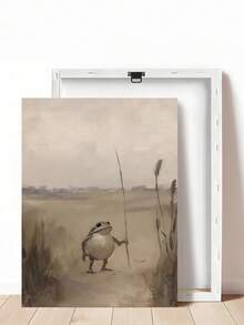 Tranh treo tường hình ếch ngộ nghĩnh, tranh trang trí tường hình ếch hài hước, tranh vẽ động vật phong cách cổ điển Cottagecore, tranh in trên vải canvas, tác phẩm nghệ thuật động vật hoang dã dễ thương, món quà lý tưởng cho bạn bè, tranh trang trí phòng ngủ, phòng khách, văn phòng, nhà bếp, phòng tắm, tranh nghệ thuật treo tường, trang trí nhà cửa, trang trí phòng, tranh canvas treo tường, áp phích, tranh treo tường có khung, khung tùy chọn. - B - Xem 15