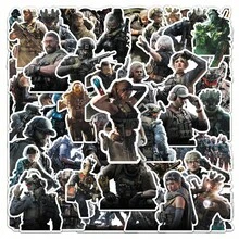 50pcs Delta Operation Game Retro Aesthetics Fantasy Sun Ins Y2K Downtown Aesthetic Stickers Gifts Humorous And Funny Stickers 80S 90s Anime Stickers For Scrapbook Supplies Envelope, Water Bottle, Computer, Laptop, Phone, Luggage, Notebook, Fridge,Festival Party,Christmas Decoration New Year Winter - 50pcs - View 7