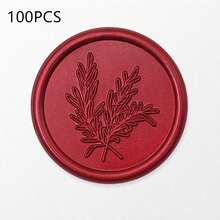 20/30/50 Pcs Wax Seal Stickers, Wedding Invitation Envelope Sealing Stickers, Self-Adhesive Envelope Sealing Stickers, Suitable For Weddings, Invitations, Envelopes, Gift Packaging, Christmas And Other Occasions. - Hot Pink - View 19