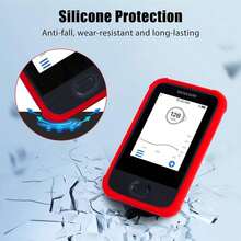 Dex Com G6 Receiver Case Silicone With 20PCS Transparent Patches - Dex Com G6 Sensor Shockproof Anti-Drop Protective Case By YOUSHARES - Red Case_patch_20 - View 5