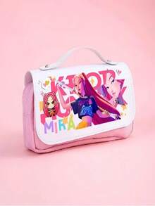 1pc Witch Hunter Themed Multi-Functional Student Pencil Case/Stationery Pouch For Girls - Multicolor - View 4