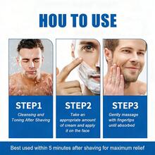 1. Men's Post-Shave Soothing Moisturizer, Oil-Free Witch Hazel Formula, Reduces Irritation & Redness, Hydrating Nourishing For Fragile Skin, Gentle For Sensitive Skin, Daily Grooming Facial Care Unscented - 50g - View 9