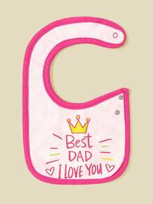 5pcs/Set U-Shaped Cute Crown Bibs, Eating Bibs, Drool Bibs, Unisex Cartoon Soft Comfortable Bibs - Multi-color Cake - View 3