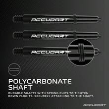 Soft Tip Dart Set 1.0 - Nickel Plated Steel - Knurled Patterned Grip - Polycarbonate Shaft - Standard Shape Flights - Initial - View 3