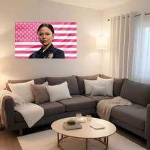 Pink Lucy Chen Tapestry – Aesthetic TV Show Wall Art – Bedroom Dorm Soft Pink Decor – Fan Gift - 1Pcs - 查看 2