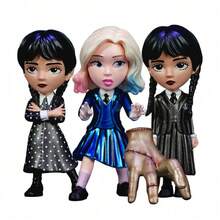 Simba Jada Toys官方出品《亚当斯一家》星期三2.5英寸金属收藏人偶 - 彩色 - 查看 2