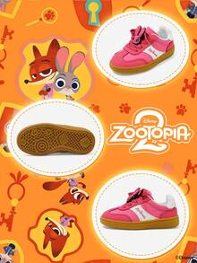 Disney 1双正品Judy & Nick Animal City 2儿童运动鞋，适合日常、假日、户外活动，舒适、防滑、耐穿、透气。 - 玫紅色 - 查看 4