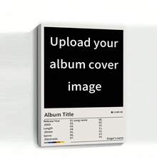 一套音乐专辑海报，现代专辑封面墙饰，极简主义艺术印刷品，房间装饰，可定制海报，可定制墙饰，可定制照片，可定制物品，可装裱 - 彩色 - 查看 8