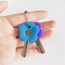 Bộ 4/8/24 chiếc vỏ bọc chìa khóa silicon kèm nhãn - Vỏ bọc chìa khóa hình hoa thời trang - Vòng nhận dạng chìa khóa bền chắc - Thích hợp cho chìa khóa nhà, văn phòng, hộp thư và cửa ra vào. - hoa - Xem 9