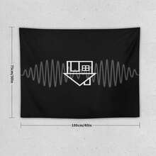 This The Neighbourhood-Inspired Tapestry Is Lightweight And Durable, Featuring Modern Artistic Design With Versatile Themes. Perfect For Living Room, Bedroom, Or Office Decoration, It Also Serves As A Stylish Wall Hanging For Parties - 1PC - Xem 4